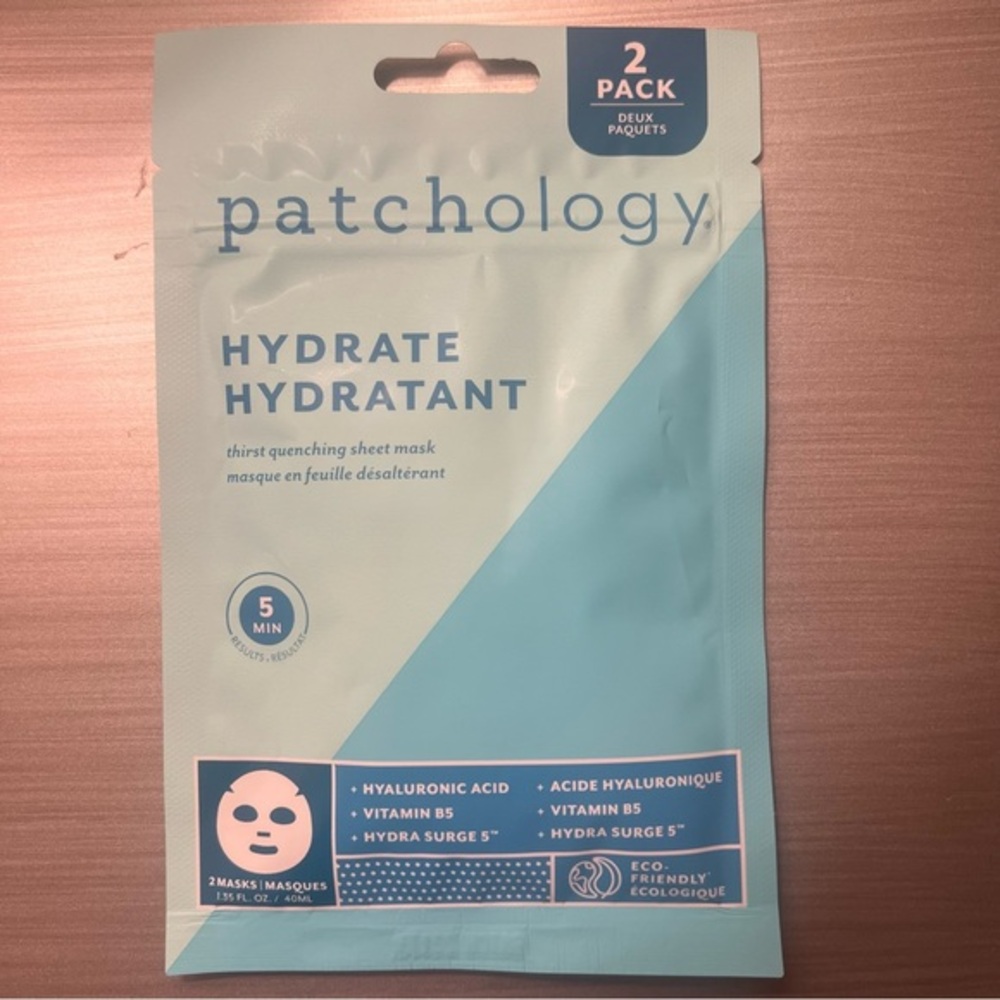 🔴 3/$18 5/$25 NEW Patchology Hydrate Sheet Masks, 2 pack